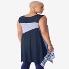 Sleeveless Hanky Hem Tunic image number null