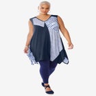 Sleeveless Hanky Hem Tunic image number null