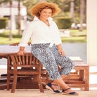 Liz&Me&reg; Chino Tab Capri image number null