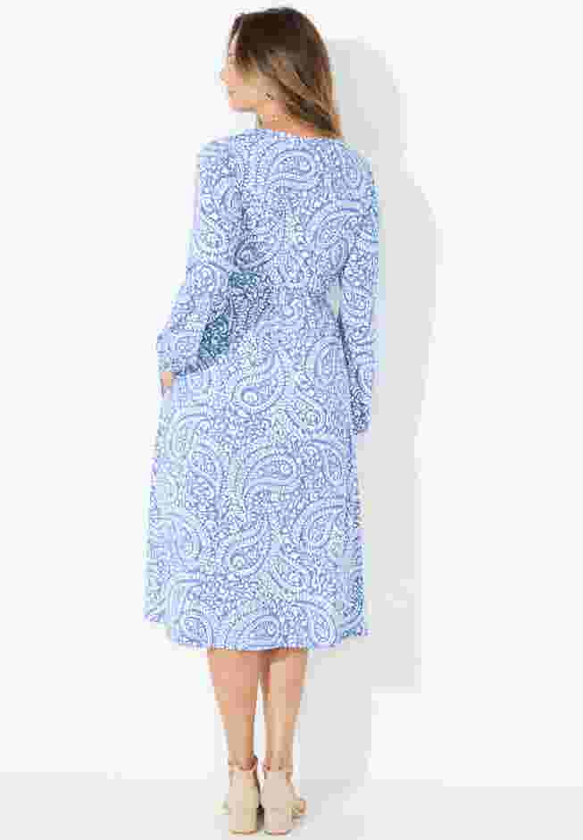 Liz&Me® Peasant Wrap Dress image number 3