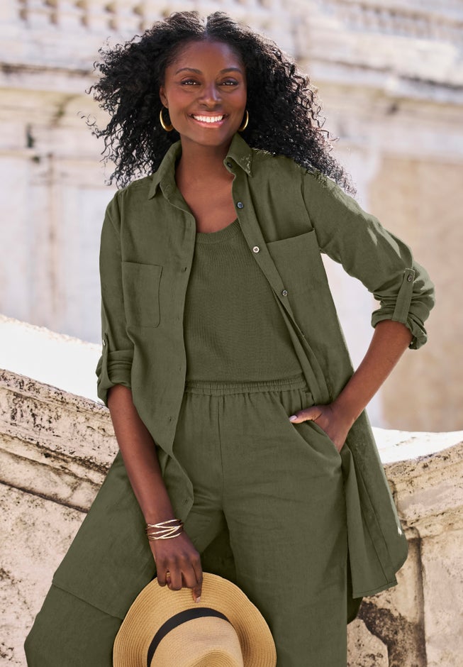 Linen Mega Tunic image number 4