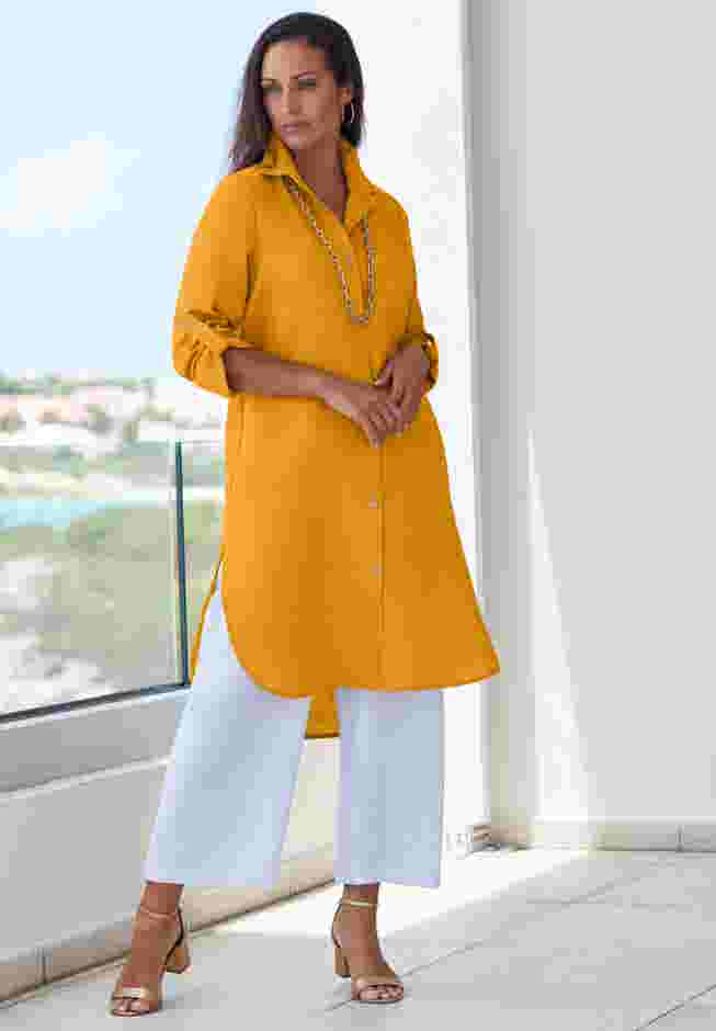 Linen Mega Tunic image number 0