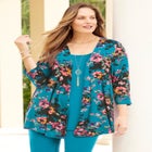 Cardigan and Tank One Piece Top image number null