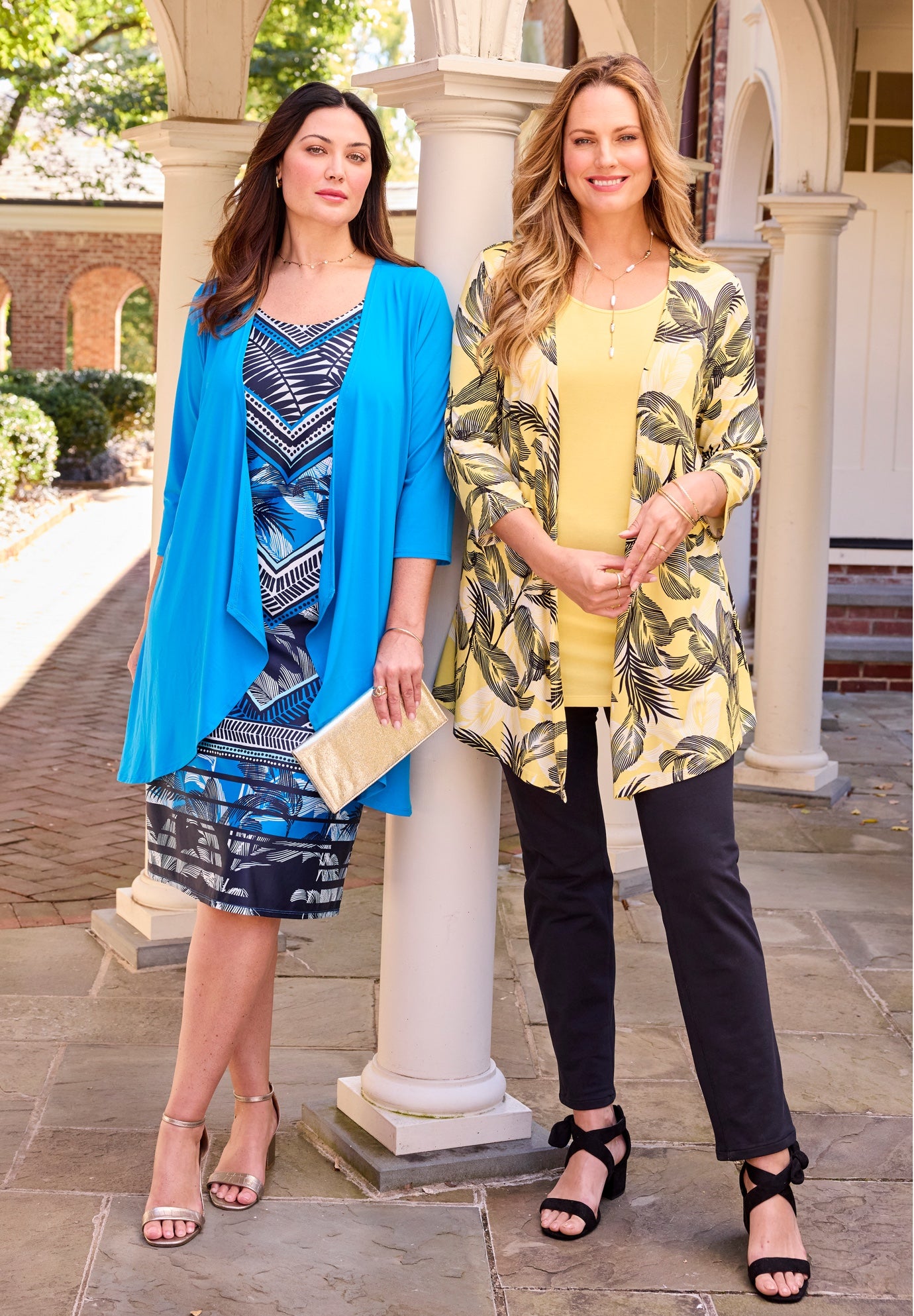 Cardigan and Tank One Piece Top image number 1