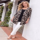Cardigan and Tank One Piece Top image number 1