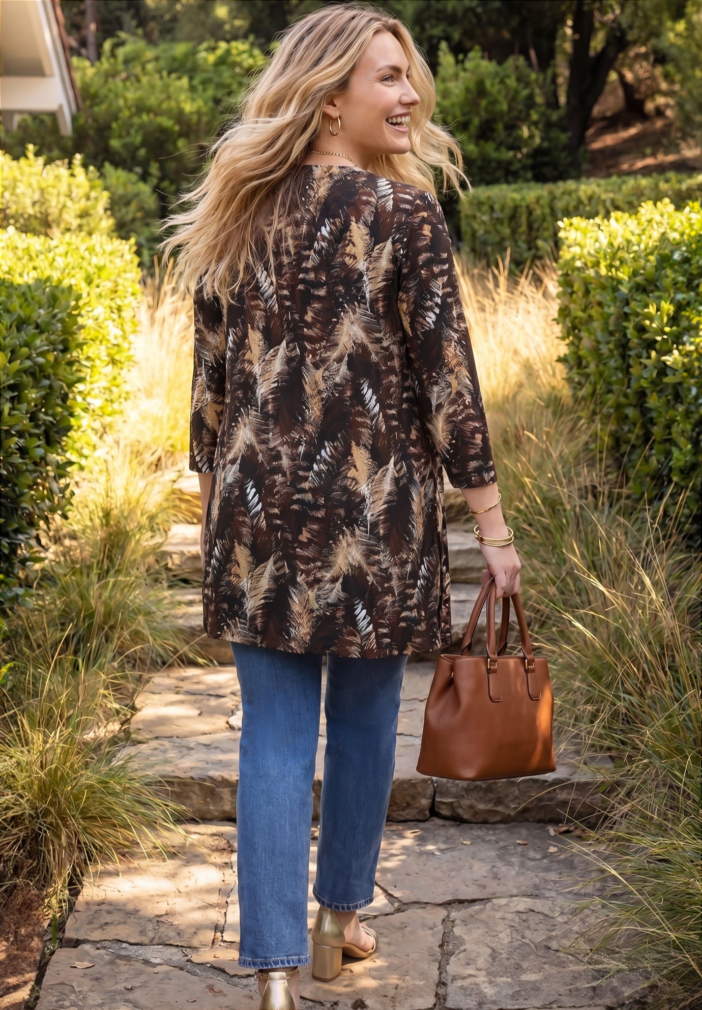 Cardigan and Tank One Piece Top image number 2