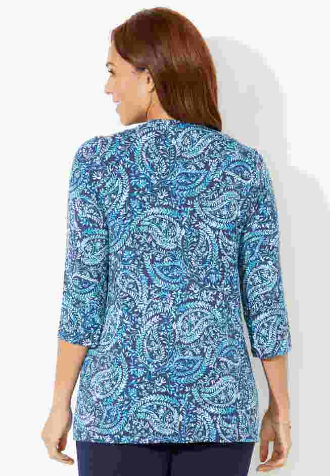 Cardigan and Tank One Piece Top image number 2