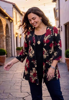 Cardigan and Tank One Piece Top