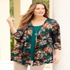Cardigan and Tank One Piece Top image number 0