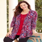 Cardigan and Tank One Piece Top image number null