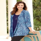 Cardigan and Tank One Piece Top image number null