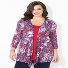 Cardigan and Tank One Piece Top image number null