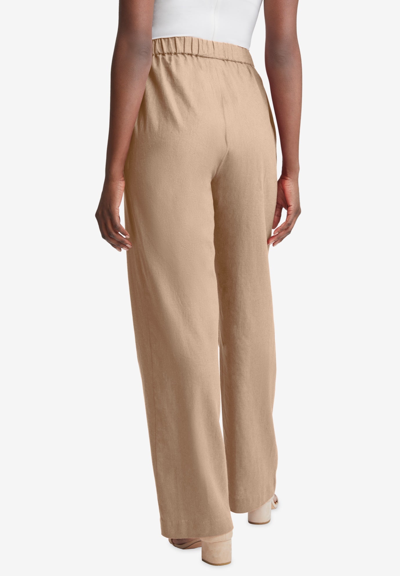 Linen Wide Leg Sailor Pant image number 1