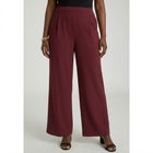 Stretch Knit Crepe Wide Leg Pant image number null