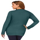 Fine Gauge Button-Front Cardigan image number null