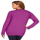 Fine Gauge Button-Front Cardigan image number null