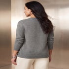 Fine Gauge Button-Front Cardigan image number 1