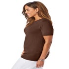 Fine Gauge Crewneck Knit Shell image number 2