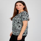 Fine Gauge Crewneck Knit Shell image number 2