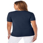 Fine Gauge Crewneck Knit Shell image number 1
