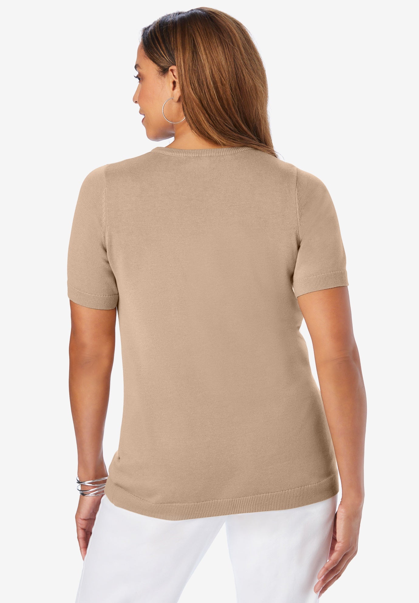 Fine Gauge Crewneck Shell image number 1