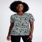 Fine Gauge Crewneck Knit Shell image number 0