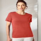 Fine Gauge Crewneck Knit Shell image number 0