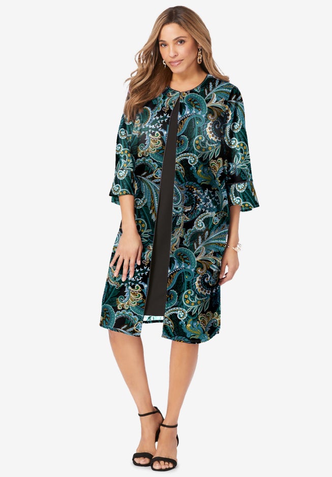 2-Piece Duster Jacket Dress image number 0