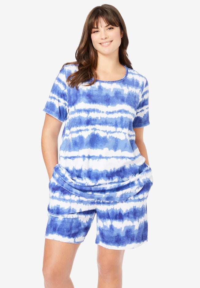 Two-Piece French Terry Sleep Set image number null