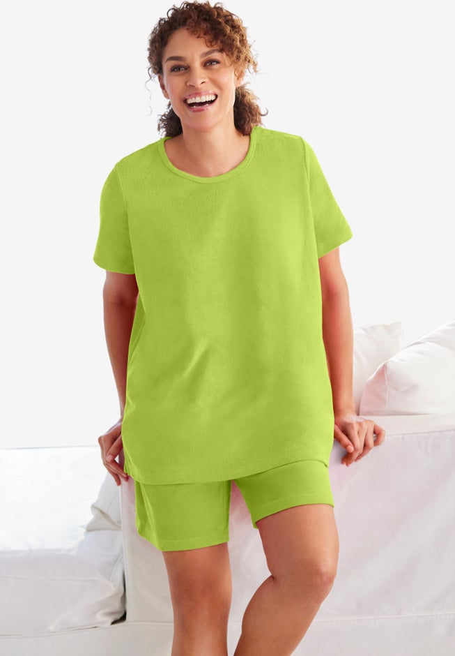 Two-Piece French Terry Sleep Set image number null