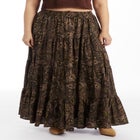 Tiered Midi Skirt image number 3
