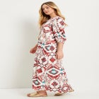 Boho Maxi Dress image number null