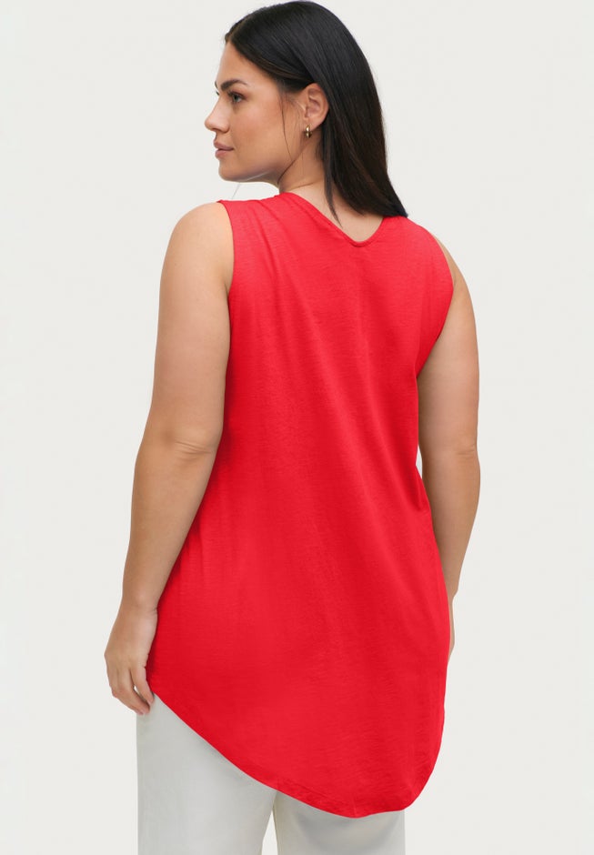 Tank Tunic With Inverted Pleat image number 1