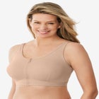 Wireless Zip Front Bra image number null