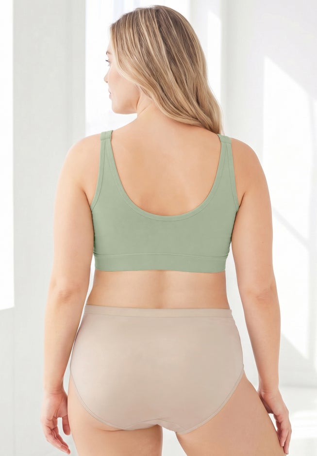 Wireless Zip Front Bra image number 1