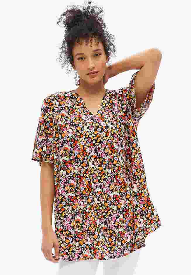 Short Sleeve Inverted Pleat Tunic image number 0
