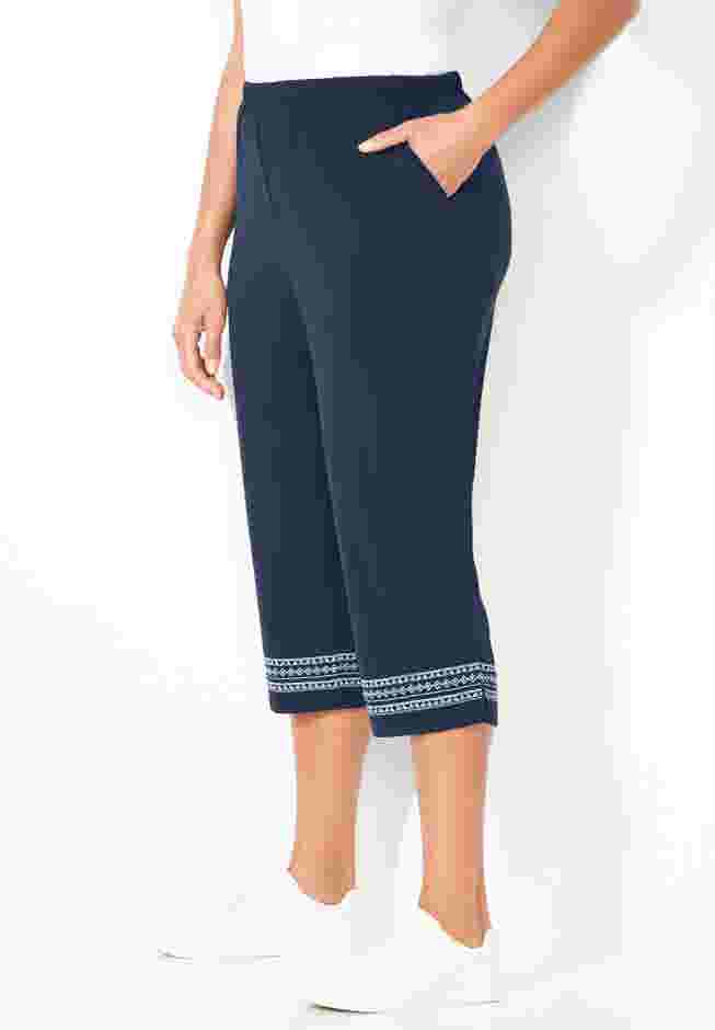 AnyWear Printed Hem Capri image number 2