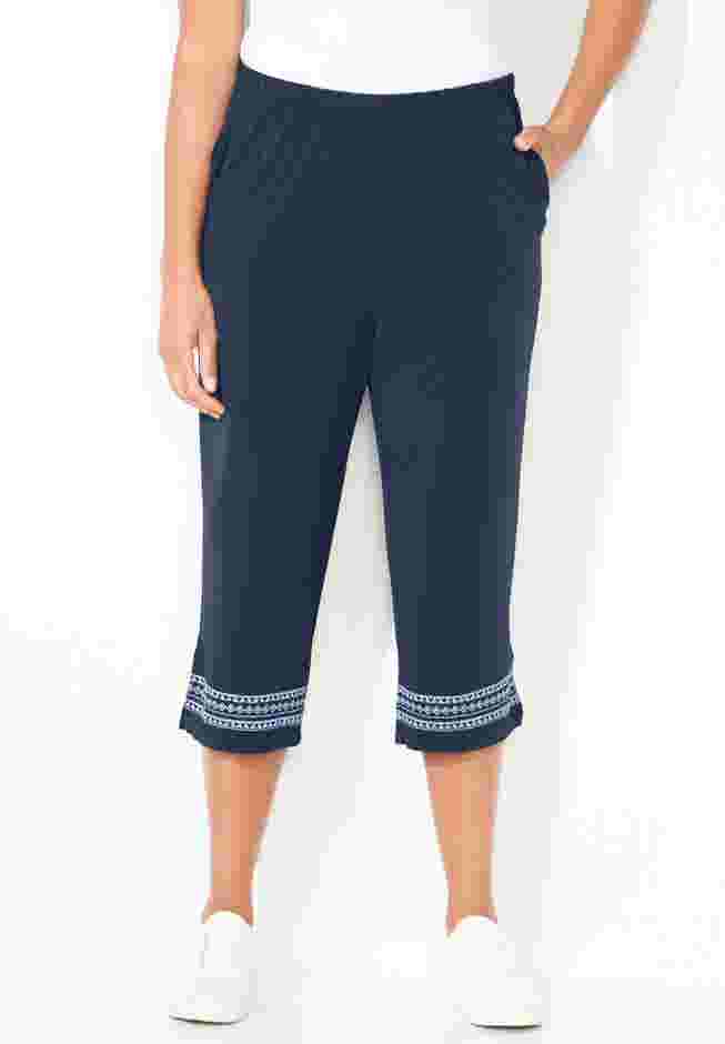 AnyWear Printed Hem Capri image number 0