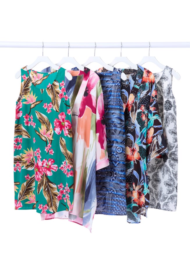 Breezeway Georgette High-Low Tunic Tank image number 1