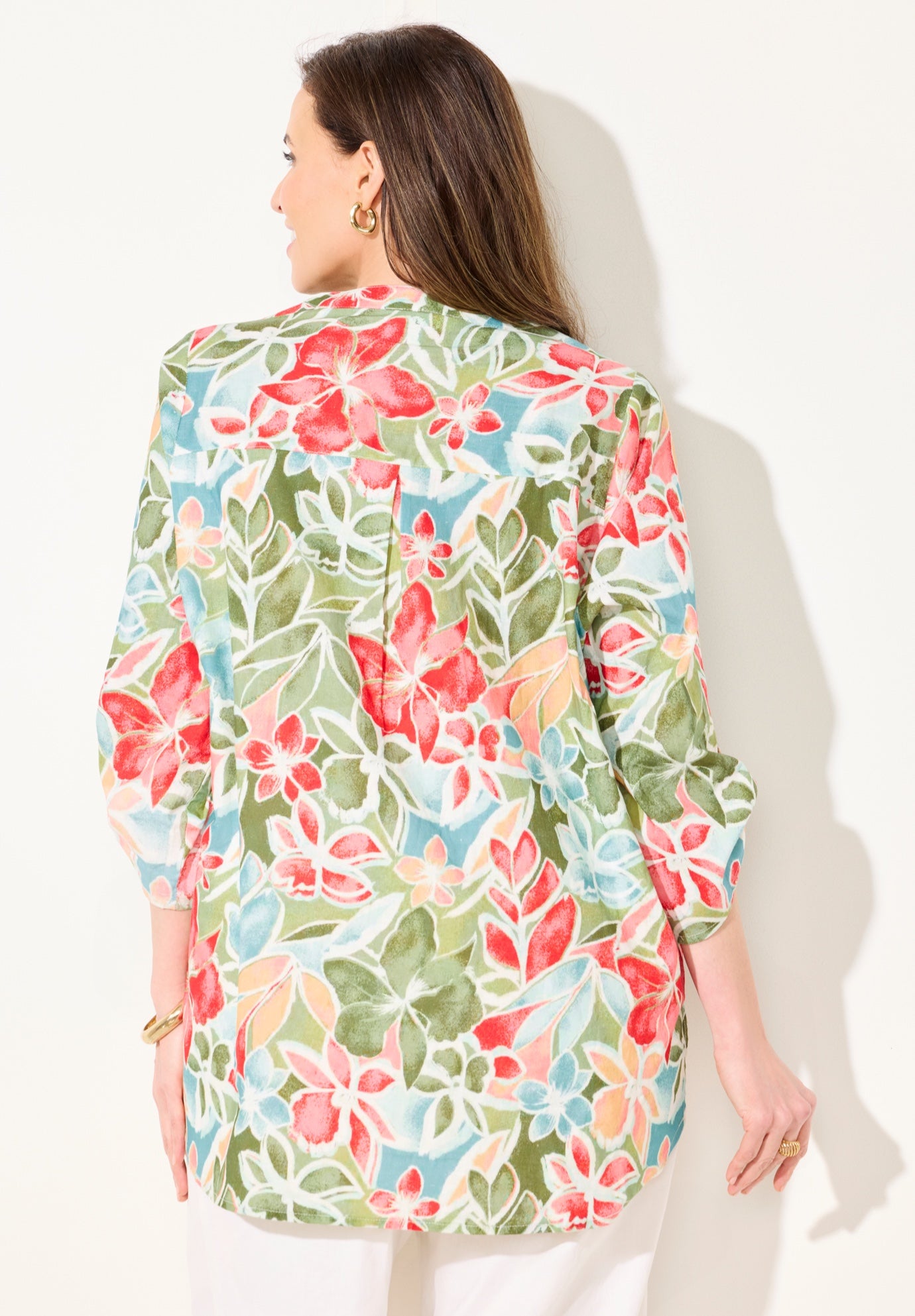 Pleated Linen Tunic image number 1