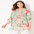 Pleated Linen Tunic image number null