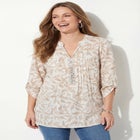 Pleated Linen Tunic image number null