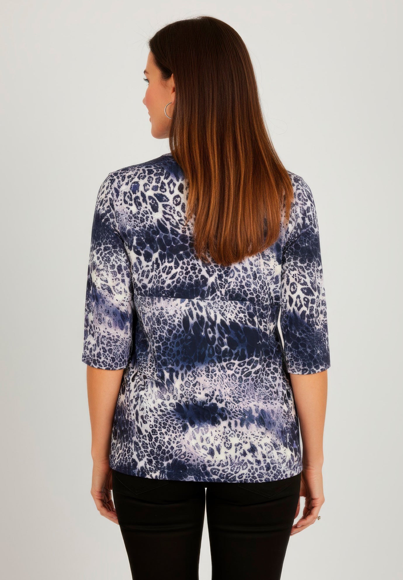 Stretch Knit Pleated Tunic image number 1