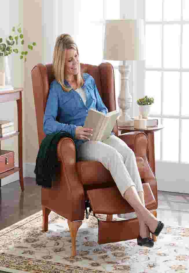 400 lbs. Weight Capacity Queen Ann Recliner image number 3