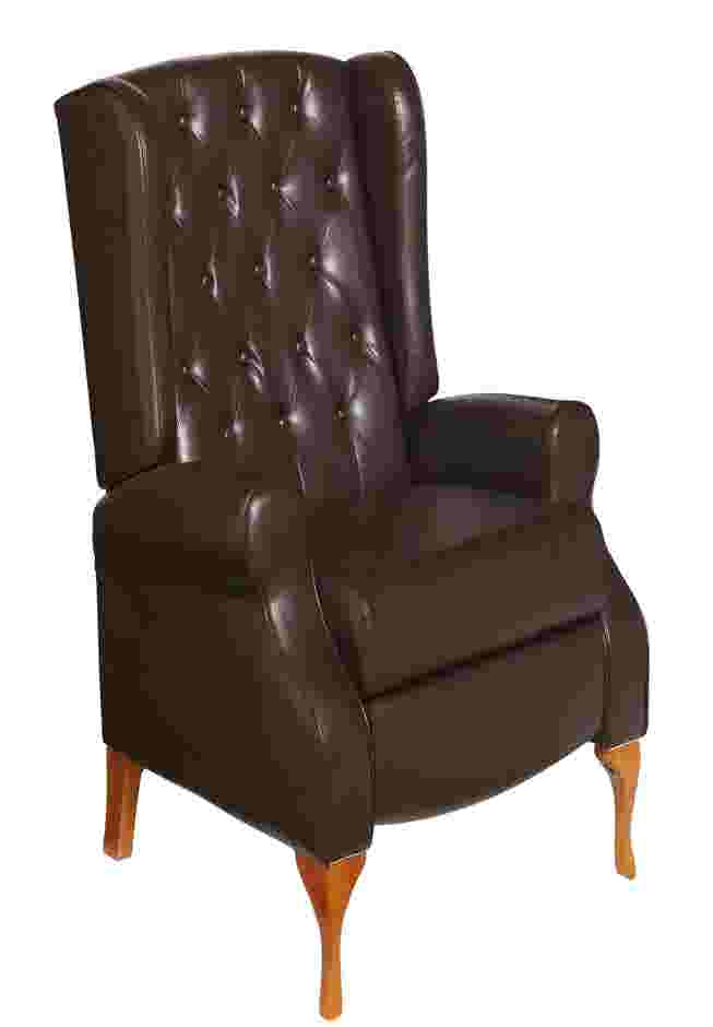 400 lbs. Weight Capacity Queen Ann Recliner image number 4
