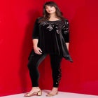 Velour Legging image number null