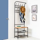 Entryway Coat Rack & Shoe Organizer image number null