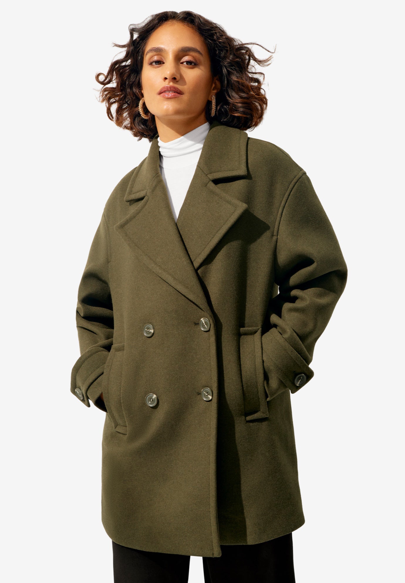 Double Breasted Peacoat image number 0