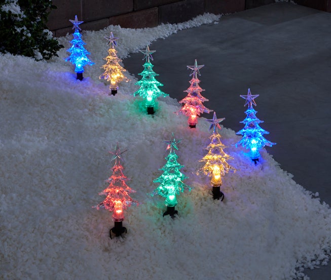 Color-Changing Pathway Lights, Set of 8 image number 0