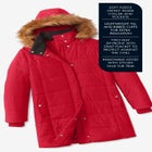 Plus Size Classic Length Puffer Coat image number null